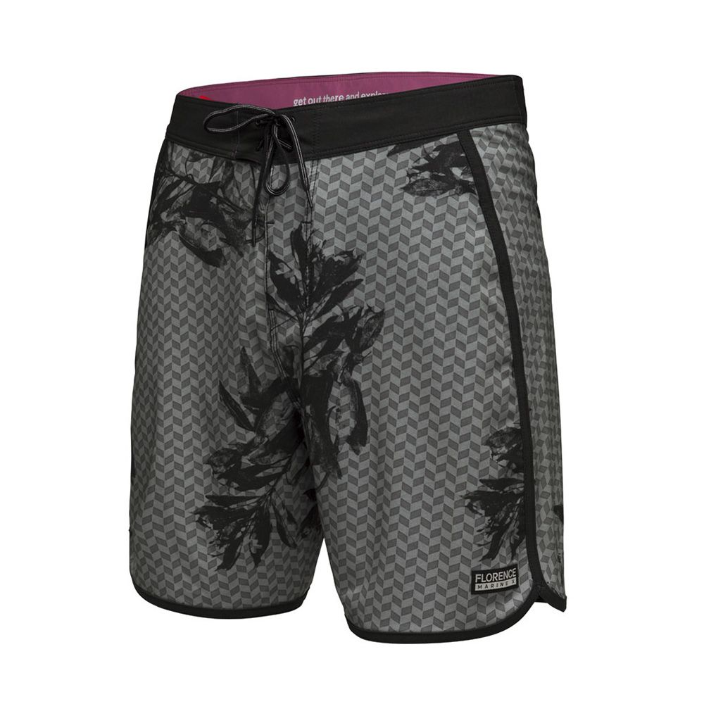 Miniatura 3.0 de Boardshort Naupaka Preto Florence