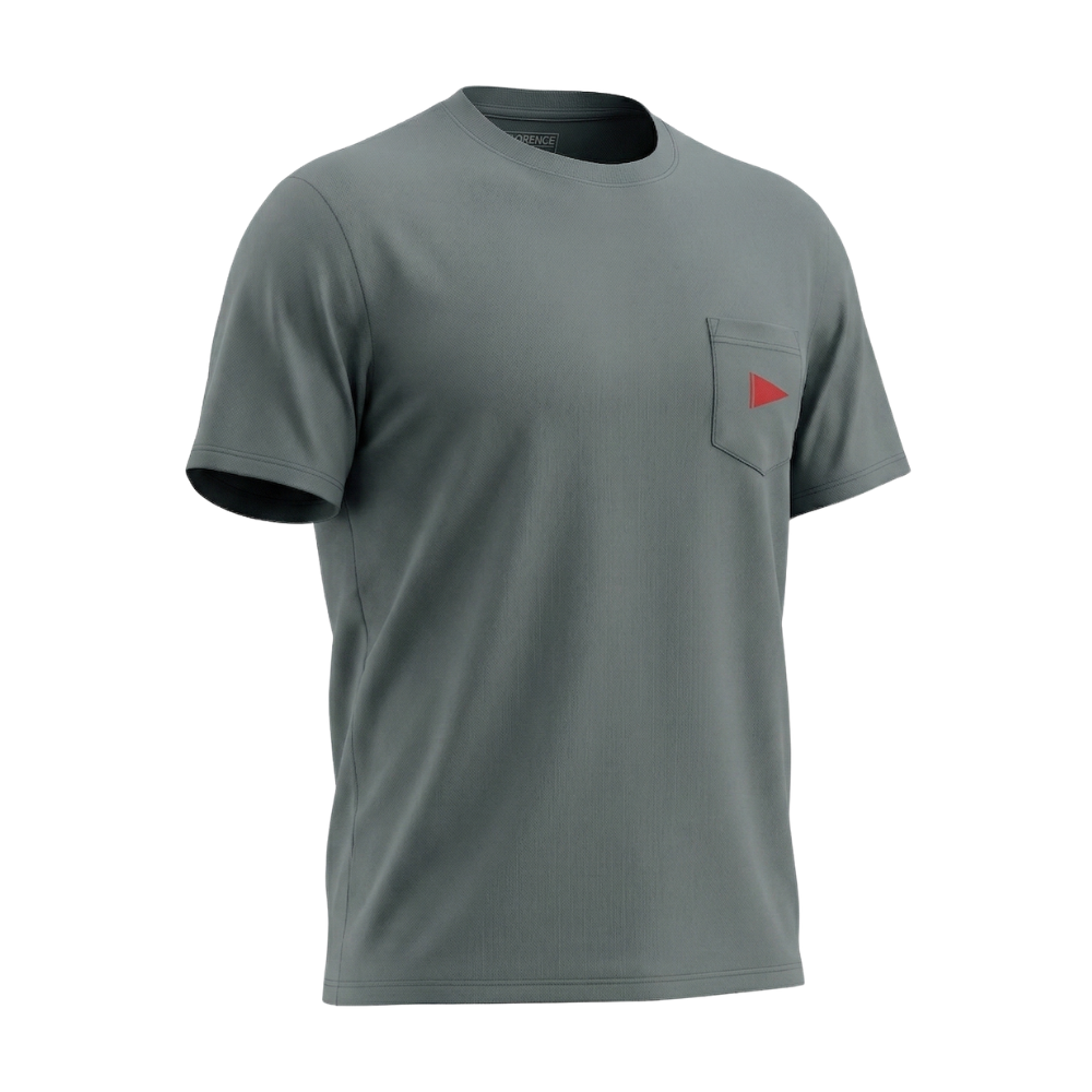 Miniatura 3.0 de Camiseta Manga Curta com Bolso Burgee Pocket Azul Florence