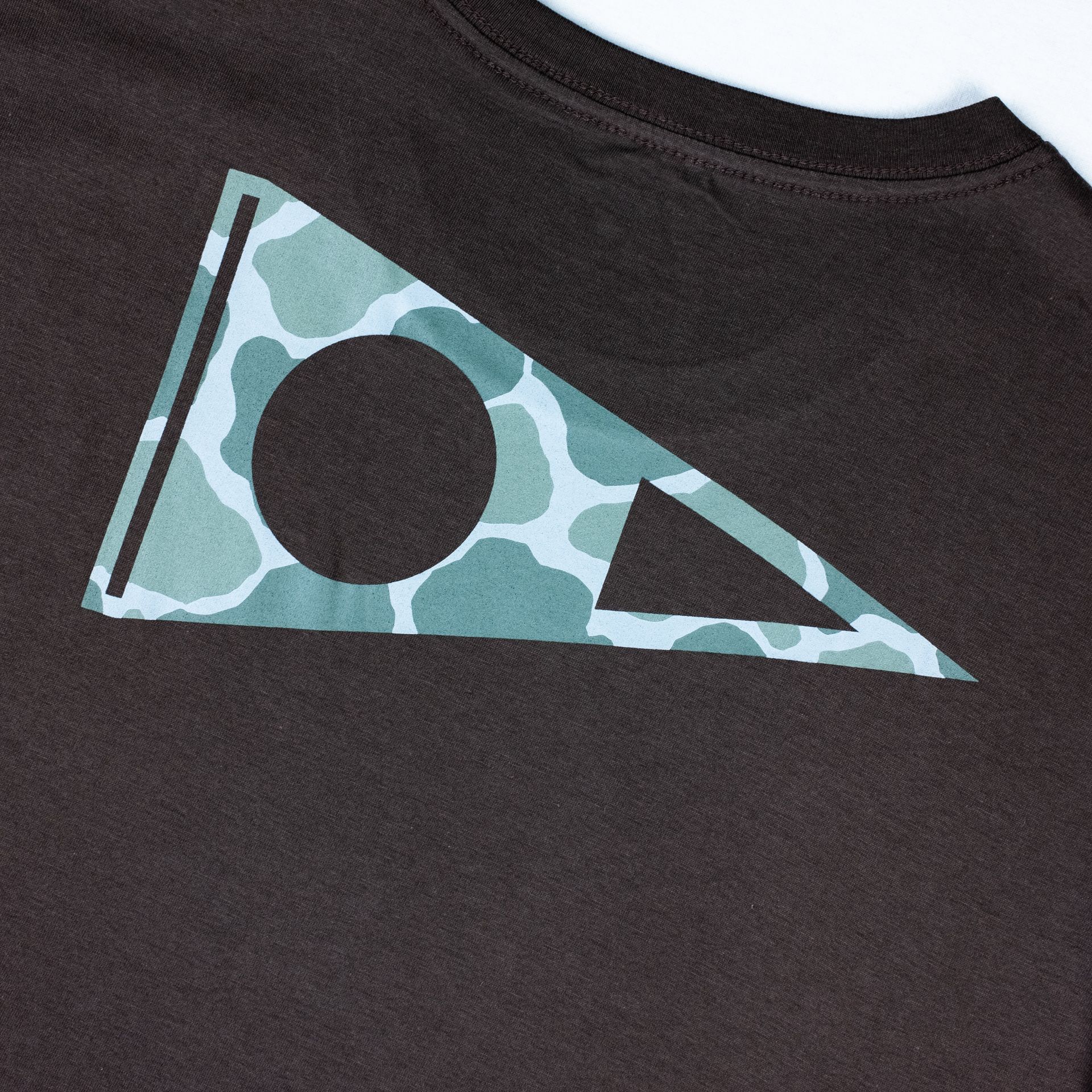 Miniatura 5.0 de Camiseta Manga Curta Crew Camo Marrom Florence