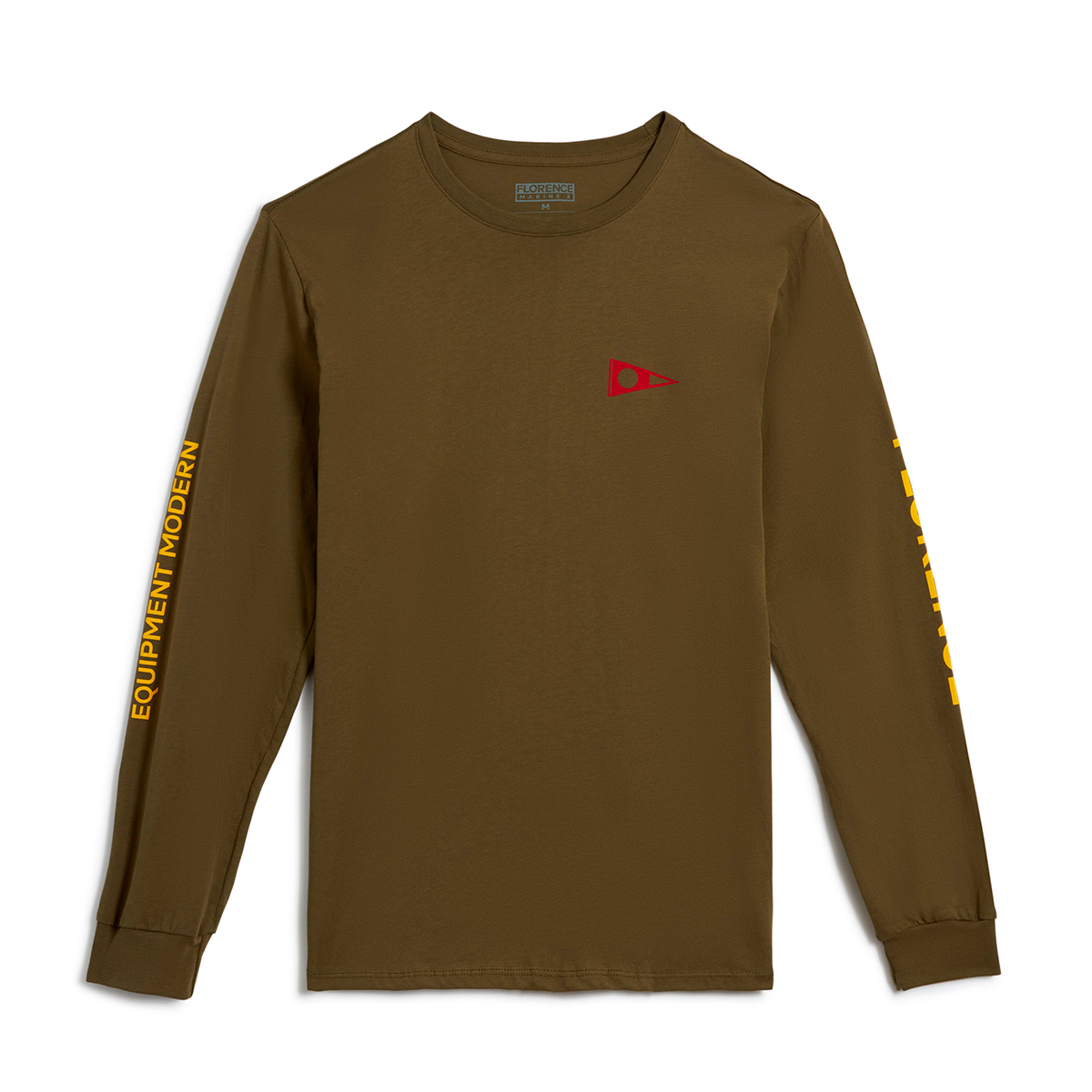 Camiseta Manga Longa Formula Florence Verde Oliva