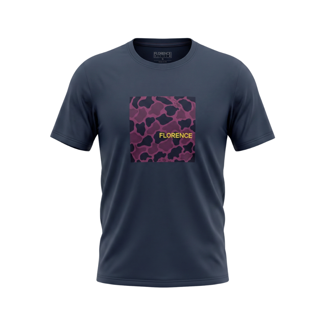 Camiseta Manga Curta Camo Box Florence Cinza