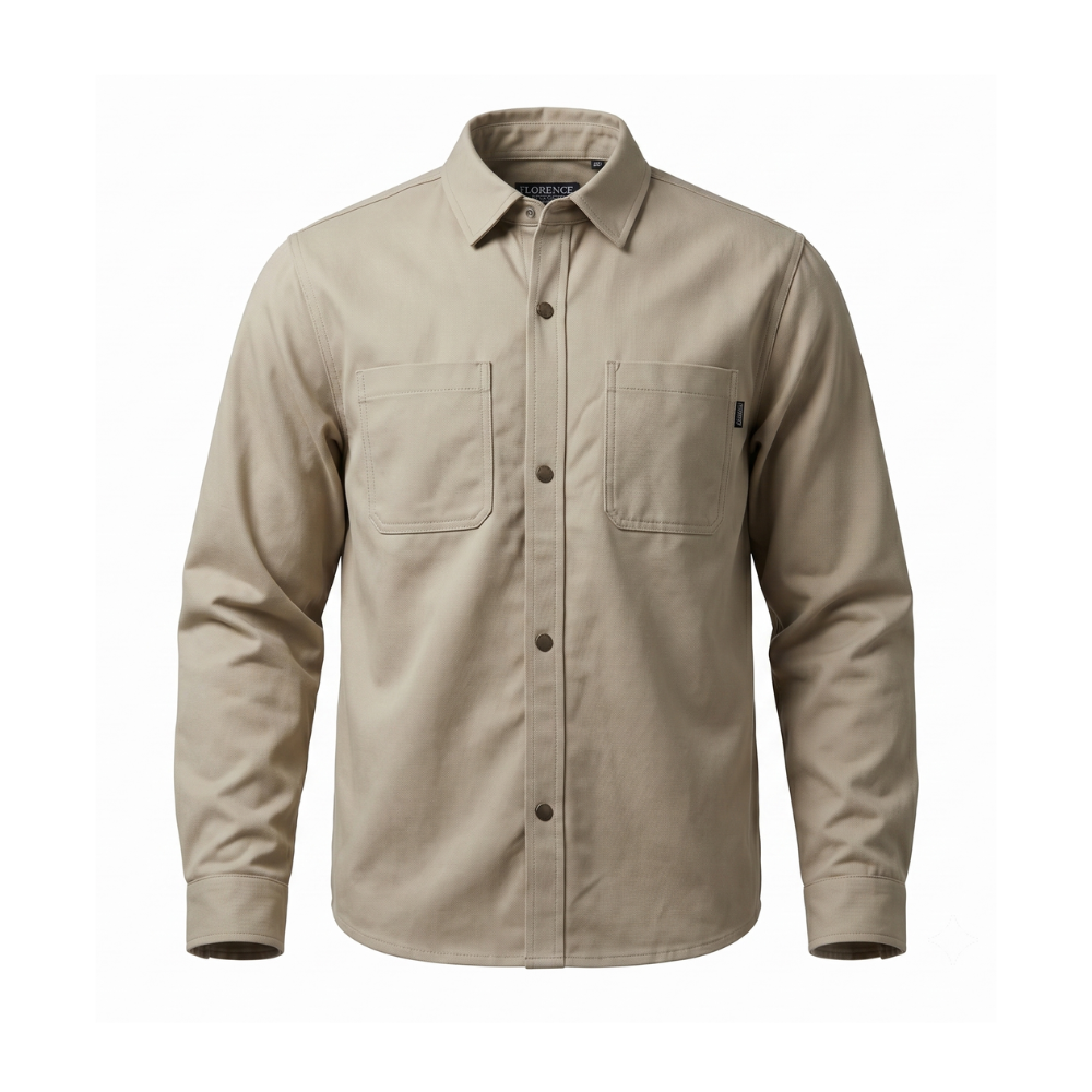 Camisa Overshirt Wind Pro Florence Caqui