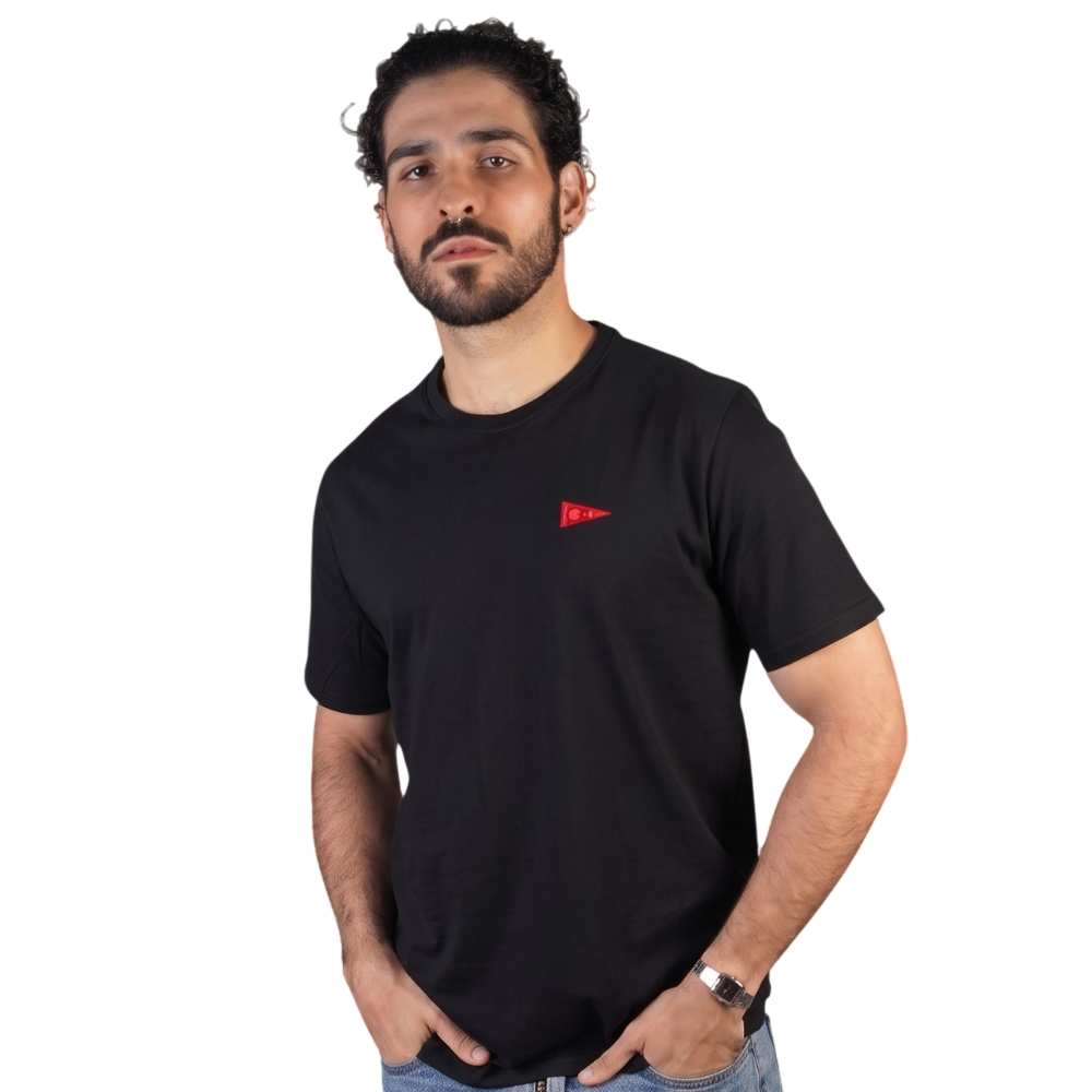 Camiseta Manga Curta Burgee Florence Preto