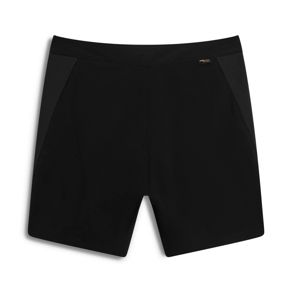 Miniatura 3.0 de Boardshort Cordura Airtex Preto/Vermelho Florence
