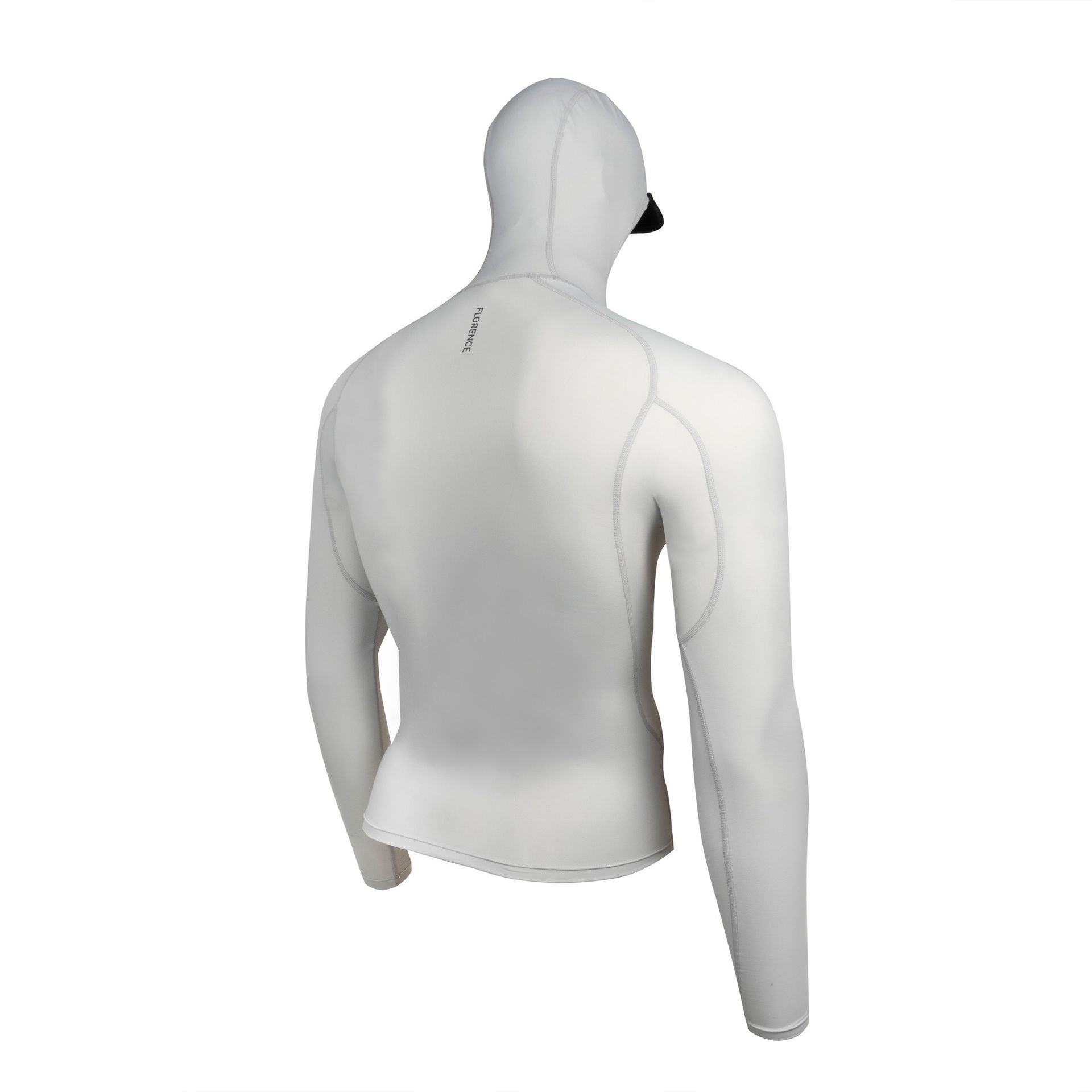 Miniatura 3.0 de Rashguard Standard Issue com Capuz Cinza Claro Florence