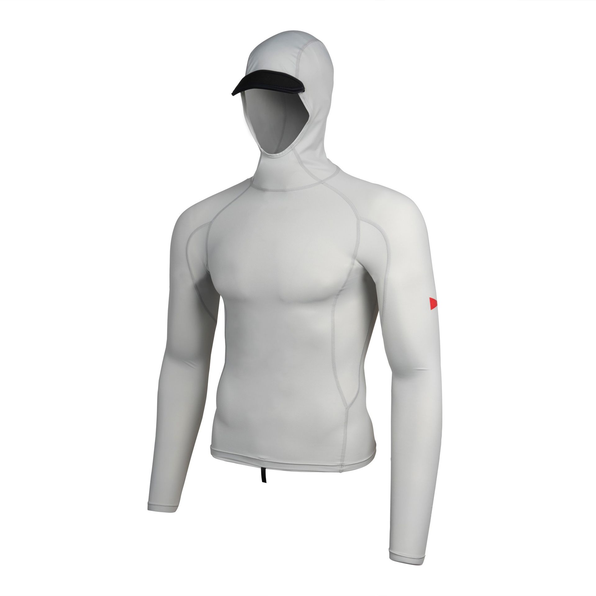 Rashguard Standard Issue com Capuz Florence Cinza Claro