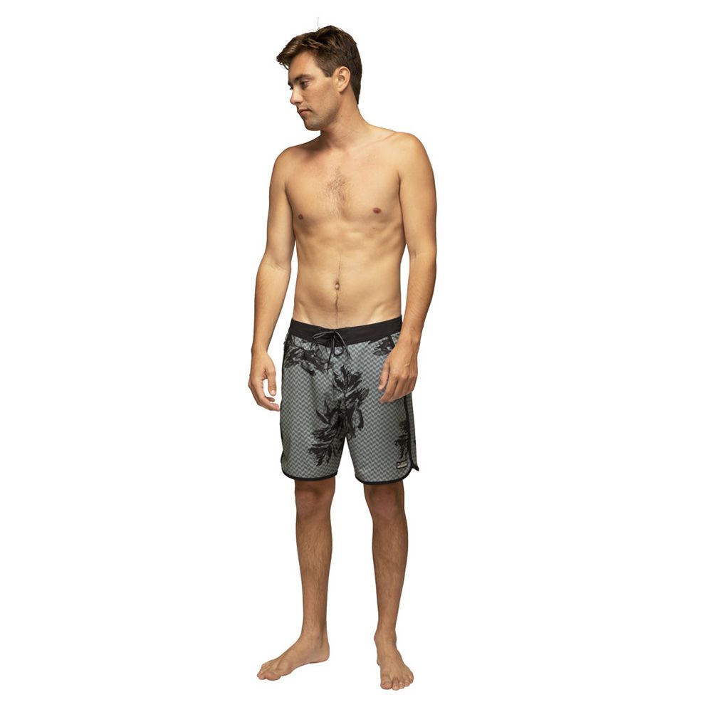 Miniatura 5.0 de Boardshort Naupaka Preto Florence