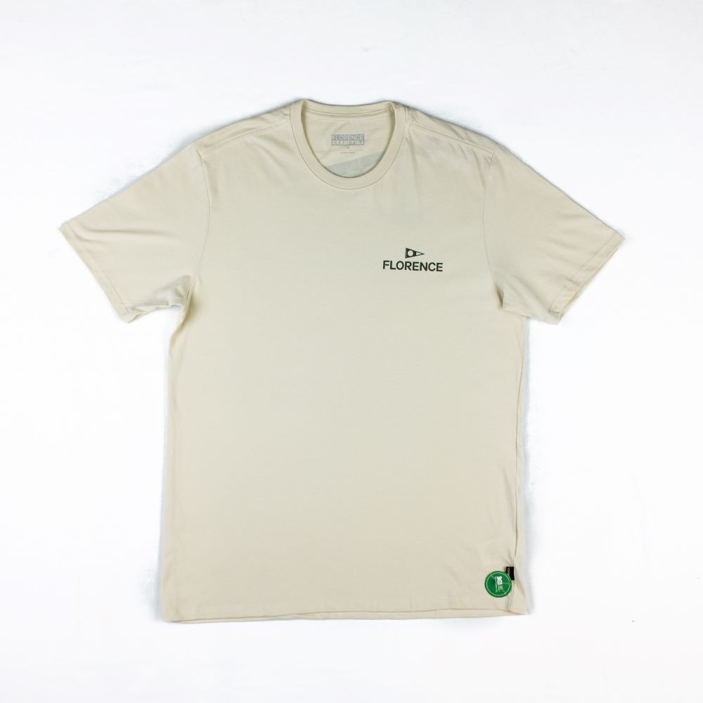 Camiseta Manga Curta Crew Camo Florence Bege