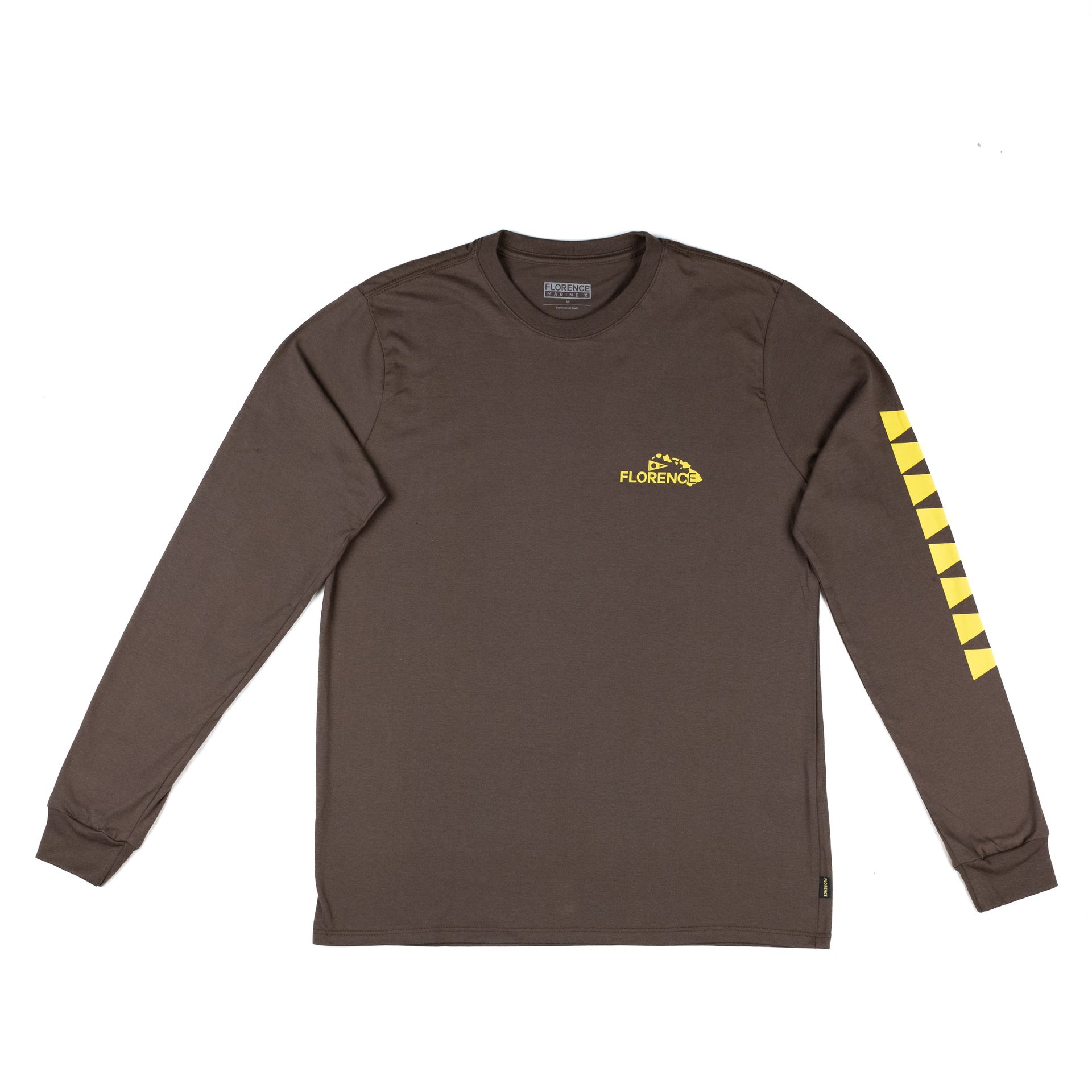 Camiseta Manga Longa Utility Florence Marrom
