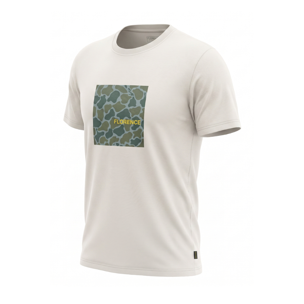 Miniatura 3.0 de Camiseta Manga Curta Camo Box Bege Florence