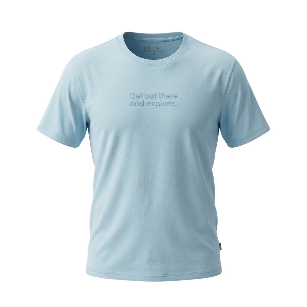 Camiseta Manga Curta Gotae Florence Azul Claro